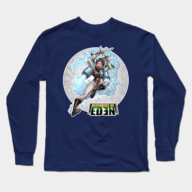 Defenders of Eden - Grey Long Sleeve T-Shirt by Ideasfrommars